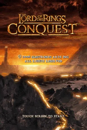 Lord of the Rings, The - Conquest (USA) (En,Fr,De,Es,It) screen shot title